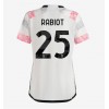 Juventus Adrien Rabiot #25 Bortatröja Dam 2023-24 Korta ärmar